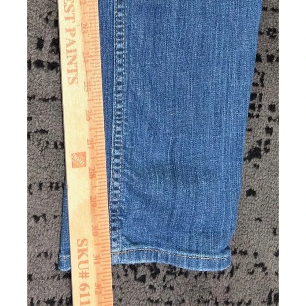Hudson Collin Skinny Jeans Size 31 Blue Mid Rise Flap Pocket
